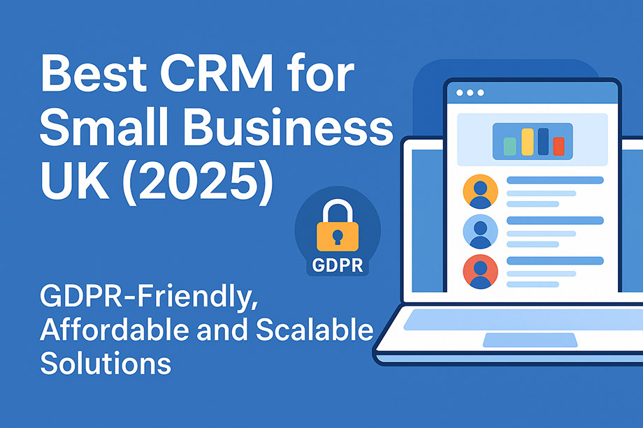 Best CRM for Small Business UK (2025) – GDPR-Friendly, Affordable and Scalable Solutions