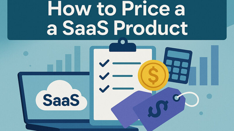 How to Price a SaaS Product – A Practical Guide for Founders and Product Teams
