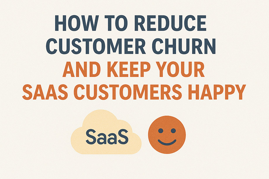 How to Reduce Customer Churn and Keep Your SaaS Customers Happy