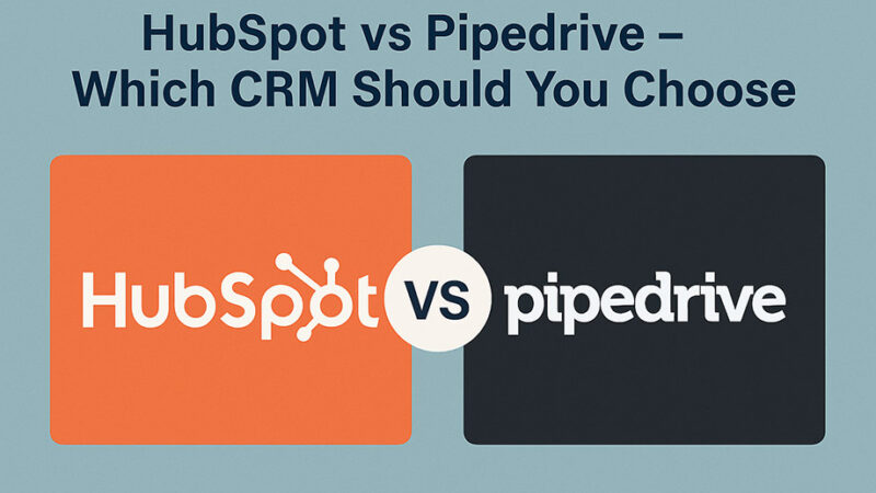 HubSpot vs Pipedrive – Which CRM Should You Choose in 2025?